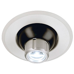 FOCU-LED Eyeball silber-metallic/ schwarz LED warm wei�