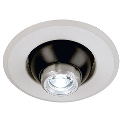 FOCU-LED Eyeball silber-metallic/ schwarz LED warm wei�
