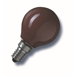 RADIUM Lampenwerk TROPFENLAMPE D 11W/240/E14 rot