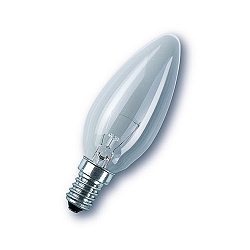 RADIUM Kerzenlampe klar, Sockel E14 25 Watt