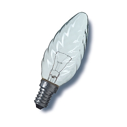 RADIUM Kristall-Kerzenlampe klar, Sockel E14 40 Watt