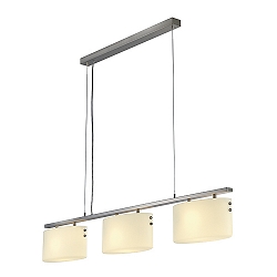 Pendelleuchte ROVEN metall brushed 