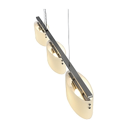 Pendelleuchte ROVEN metall brushed 