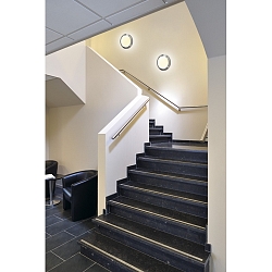 Deckenleuchte CL 135 f�r T5 Ring Alu/wei�