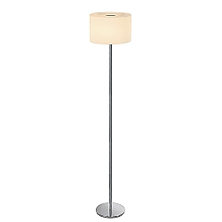 MALANG�Standleuchte Glas satiniert, chrom/wei�  