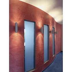 Ova Wall I Wandleuchte silber-grau