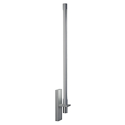Wandleuchte WL 160 T5 alu geb�rstet