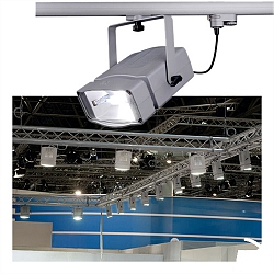 SLV SDL HQI Strahler 150 Watt 3-Phasen-Stromschienen-Strahler silber