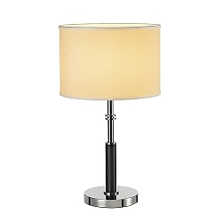 SOPRANA�Tischleuchte chrom, schwarz, beige  