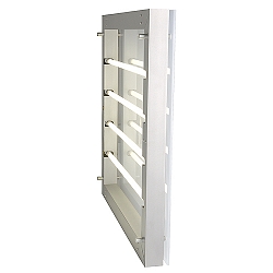 T5-Grill Uni Wand-/Deckenleuchte silber-grau 
