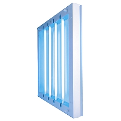 T5-Grill Uni Wand-/Deckenleuchte silber-grau 