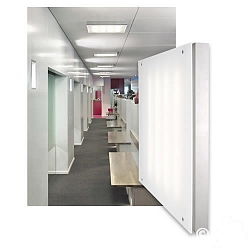 T5-Grill Uni Wand-/Deckenleuchte silber-grau 