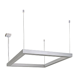 Pendelleuchte Open Grill silber-grau