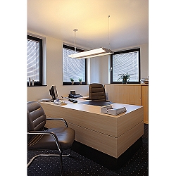 Pendelleuchte WORKLIGHT WAVE PD-1 silbergrau 