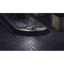 Abdeckung f�r BIG LED PLOT ROUND, 1 Beam, silbergrau
