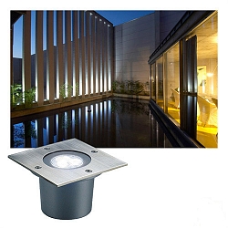 Wetsy PowerLED Einbauleuchte quadratische Blende