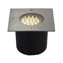 Wetsy PowerLED Einbauleuchte quadratische Blende gelbe LED