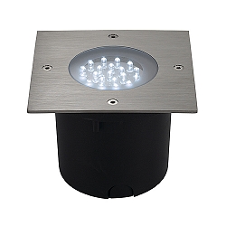 Wetsy PowerLED Einbauleuchte quadratische Blende gelbe LED