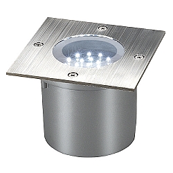 Wetsy PowerLED Einbauleuchte quadratische Blende gelbe LED