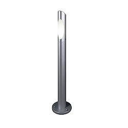 Ova 75 Standleuchte silber-grau