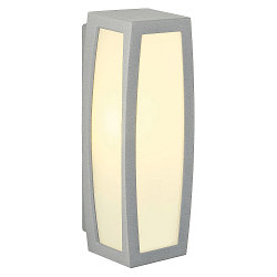 MERIDIAN BOX Wandleuchte E27, silbergrau