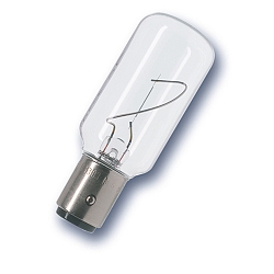 RADIUM Signallampe f�r Schiffspositionslaternen, 24 Volt, klar, Form E, Sockel BAY15d 25 Watt 