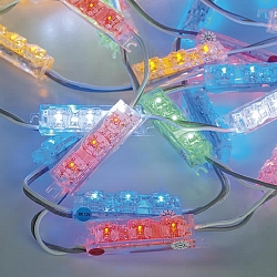 RGB Mini LED Modul-Kette 25x3 Superflux 3in1LED RGB