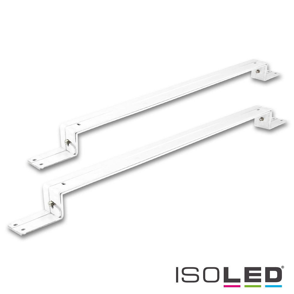 Zubehör für LED Panel - Aufbau-Montagebügel, Aluminium, weiß - ISOLED