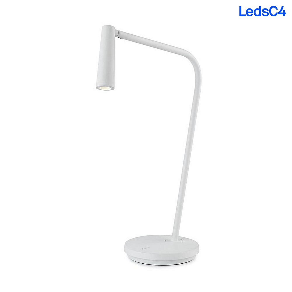 breuk enthousiast Vrijstelling table lamp GAMMA LED, white dimmable - LEDS C4