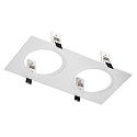 CMH DOWNLIGHTS 2er Rahmen eckig wei�