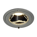 FORTY-TWO LED Downlight, rund, silbergrau, 42W, neutralweiss