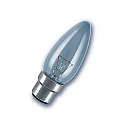 RADIUM Kerzenlampe 240V klar, Sockel B22D 40 Watt