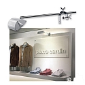 Nepro Displaystrahler silber-grau / chrom 