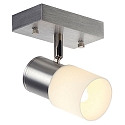 ASTO GLAS I GU10 Strahler alu geb�rstet/chrom/wei�