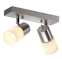 ASTO GLAS II GU10 Strahler alu geb�rstet/chrom/wei�
