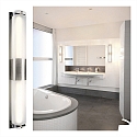 Z 211 Wandleuchte Glas teilsatiniert metal-brushed 