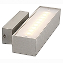 ANDREAS LED Wandleuchte silbergrau, LED warmwei�