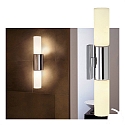 DEVIN PL DOUBLE Wandleuchte chrom/wei� 