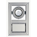 AIXLIGHT KARDAFRAME WALL GU10 Wandleuchte silbergrau 