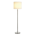 Stehleuchte SOPRANA SL-2 Metall geb�rstet/ Schirm wei�