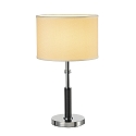 SOPRANA�Tischleuchte chrom, schwarz, beige  