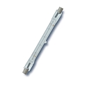 RADIUM Halogen-Gl�hlampen, 230V, au�enmattiert, zweiseitig gesockelt, Sockel R7s,