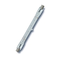 RADIUM Halogen-Gl�hlampen, 240V, au�enmattiert, zweiseitig gesockelt, Sockel R7s