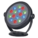 Keto Round LED RGB schwarz/ LED RGB