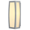 MERIDIAN BOX Wandleuchte E27, silbergrau
