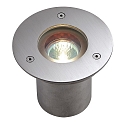 N-TIC�PRO MR16�Einbauleuchte Edelstahl, geb�rstet, runde Blende