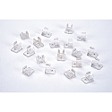 Montageclips f�r LED SUPERFLEXRIBBON 100 Stk. Wei�  