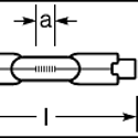 RADIUM Halogen-Gl�hlampe f�r Flugplatzbefeuerung, zweiseitig gesockelt, Sockel R7s