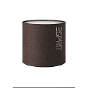 Esprit Canna, dunkelbraun, Tischleuchte, Textilschirm dunkelbraun, H 21cm, � 21cm 