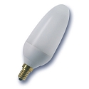 RADIUM Energiesparlampe Ralux� Kerze, opalisiert, Sockel E14
